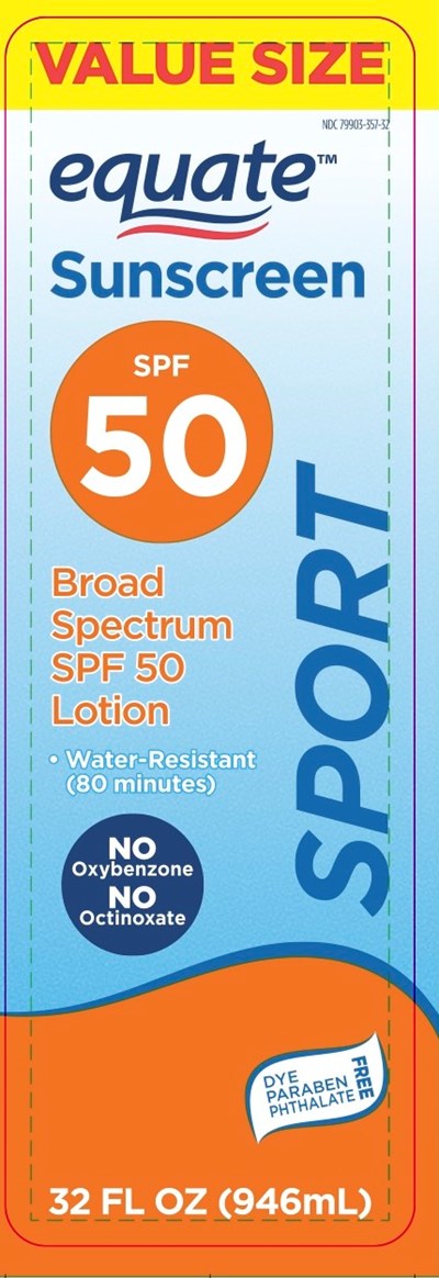 Label (Equate Sport 50spf 32oz Front Wal 50l32 30 View)